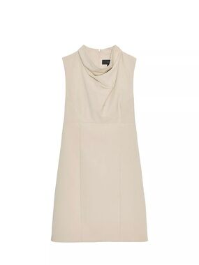 Zara Short Draped Neck Dress NWT